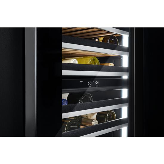 Model: JUWFR242HM | Jenn-Air NOIR™ 24" Built-In Undercounter Wine Cellar - RIght Swing