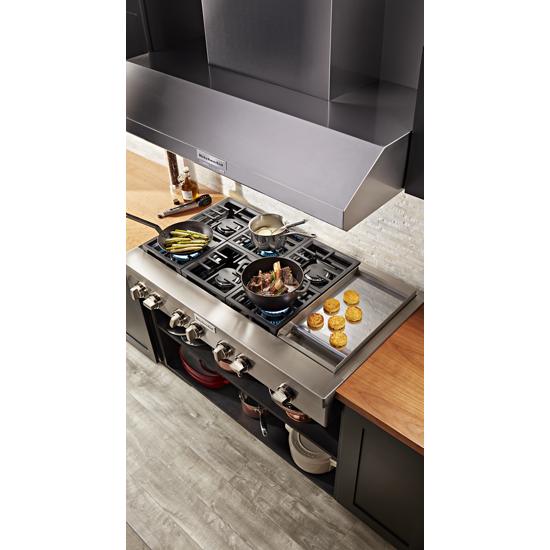 KitchenAid - KCGC558JSS - KitchenAid® 48'' 6-Burner ...