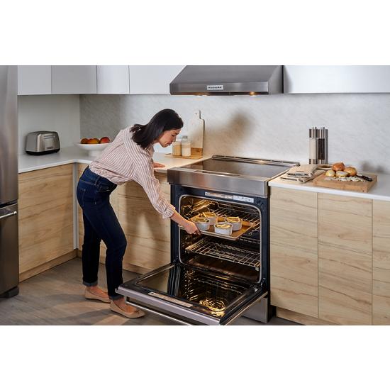 KitchenAid KSIB900ESS 30Inch 4Element Induction SlideIn