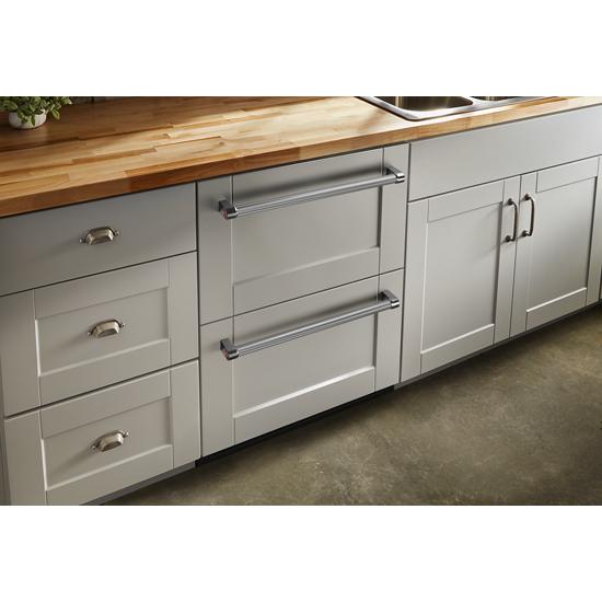 KitchenAid KUDR204KPA 24" PanelReady Undercounter DoubleDrawer RefrigeratorKUDR204KPA J