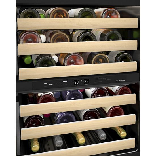 KitchenAid KUWL214KPA 24" PanelReady Undercounter Wine Cellar with