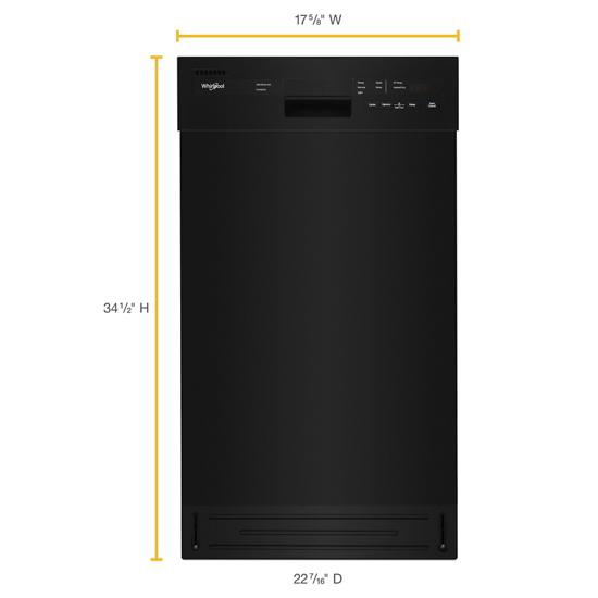 Small-Space Compact Dishwasher with Stainless Steel Tub