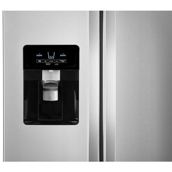 Model: WRS331SDHM | Whirlpool 33-inch Wide Side-by-Side Refrigerator - 21 cu. ft.