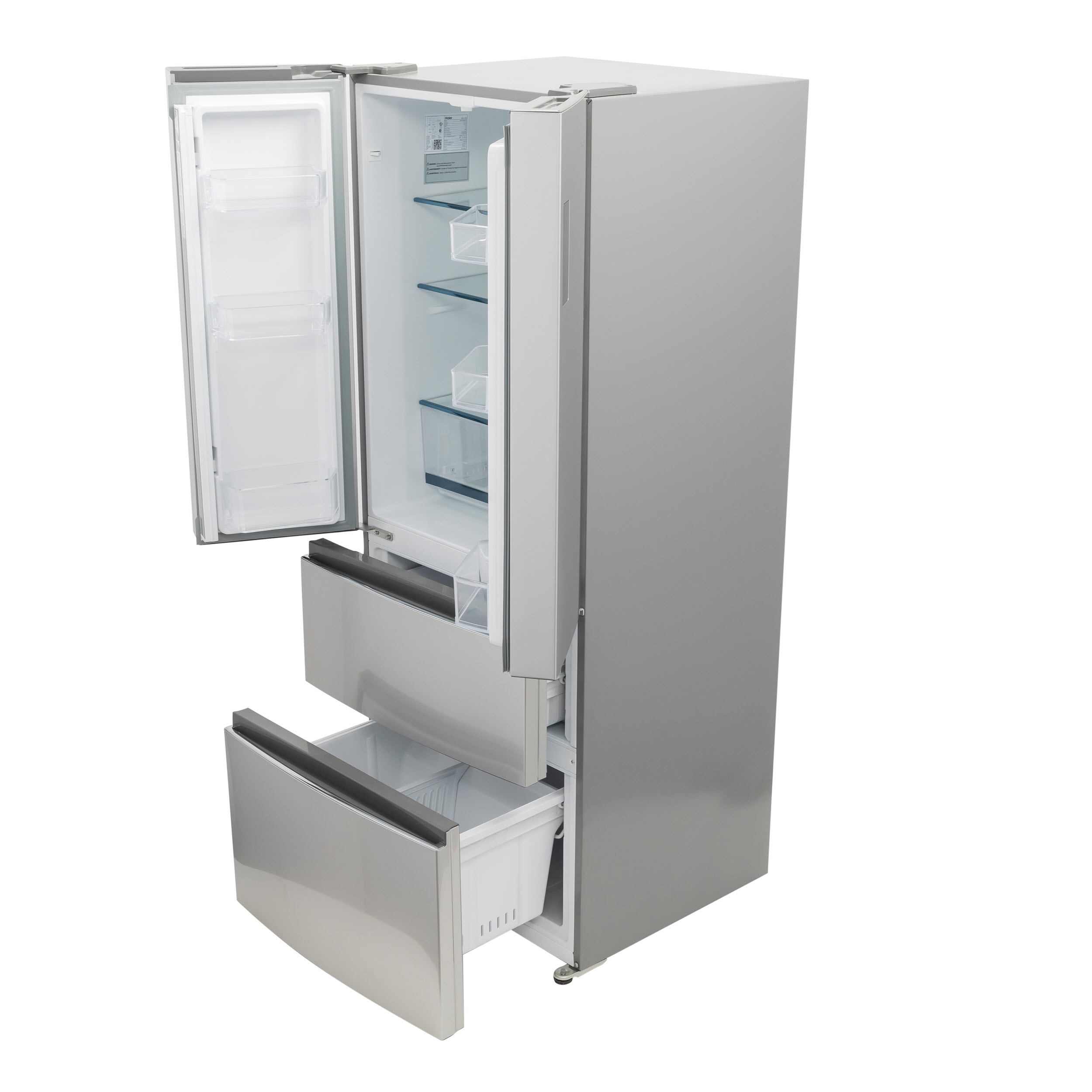 Haier HRF15N3AGS 15.3 Cu. Ft. French Door RefrigeratorHRF15N3AGS