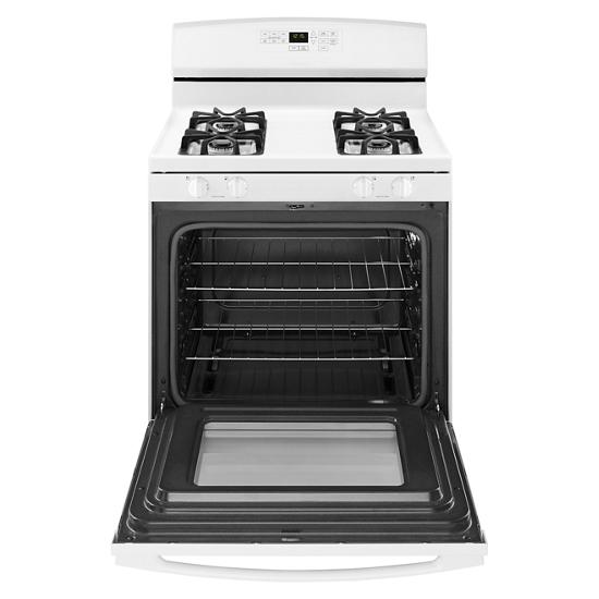 Amana AGR6603SFW 30inch Gas Range with SelfClean Option