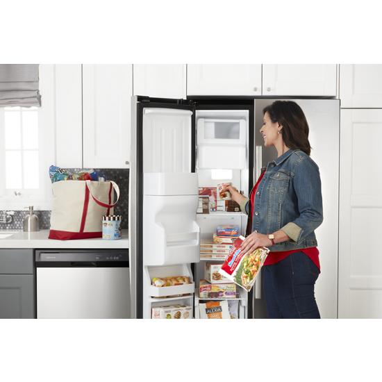 Amana ASI2175GRS 33inch SidebySide Refrigerator with Dual Pad