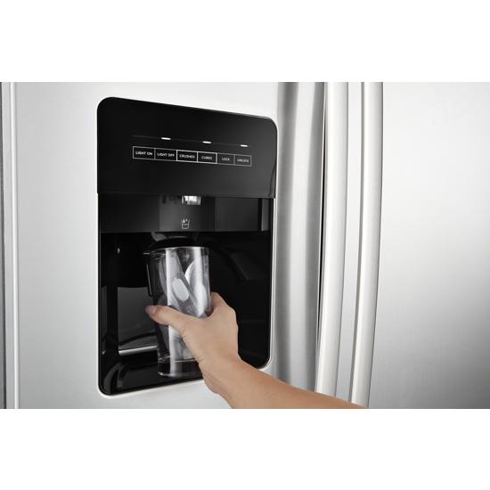 Amana ASI2575GRS 36inch SidebySide Refrigerator with Dual Pad