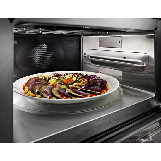 Model: KOCE507EWH | KitchenAid 27" Combination Wall Oven with Even-Heat™  True Convection (lower oven)
