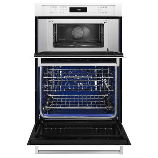 Model: KOCE507EWH | KitchenAid 27" Combination Wall Oven with Even-Heat™  True Convection (lower oven)