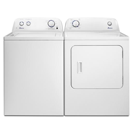 Model: NGD4655EW-USED | Amana 6.5 cu. ft. Gas Dryer with Wrinkle Prevent Option