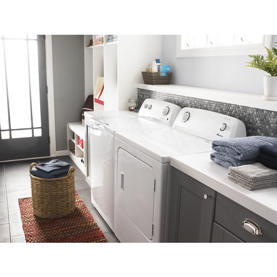 Model: NGD4655EW-USED | Amana 6.5 cu. ft. Gas Dryer with Wrinkle Prevent Option
