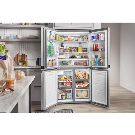 Model: WRQA59CNKZ | Whirlpool 36-inch Wide Counter Depth 4 Door Refrigerator - 19.4 cu. ft.