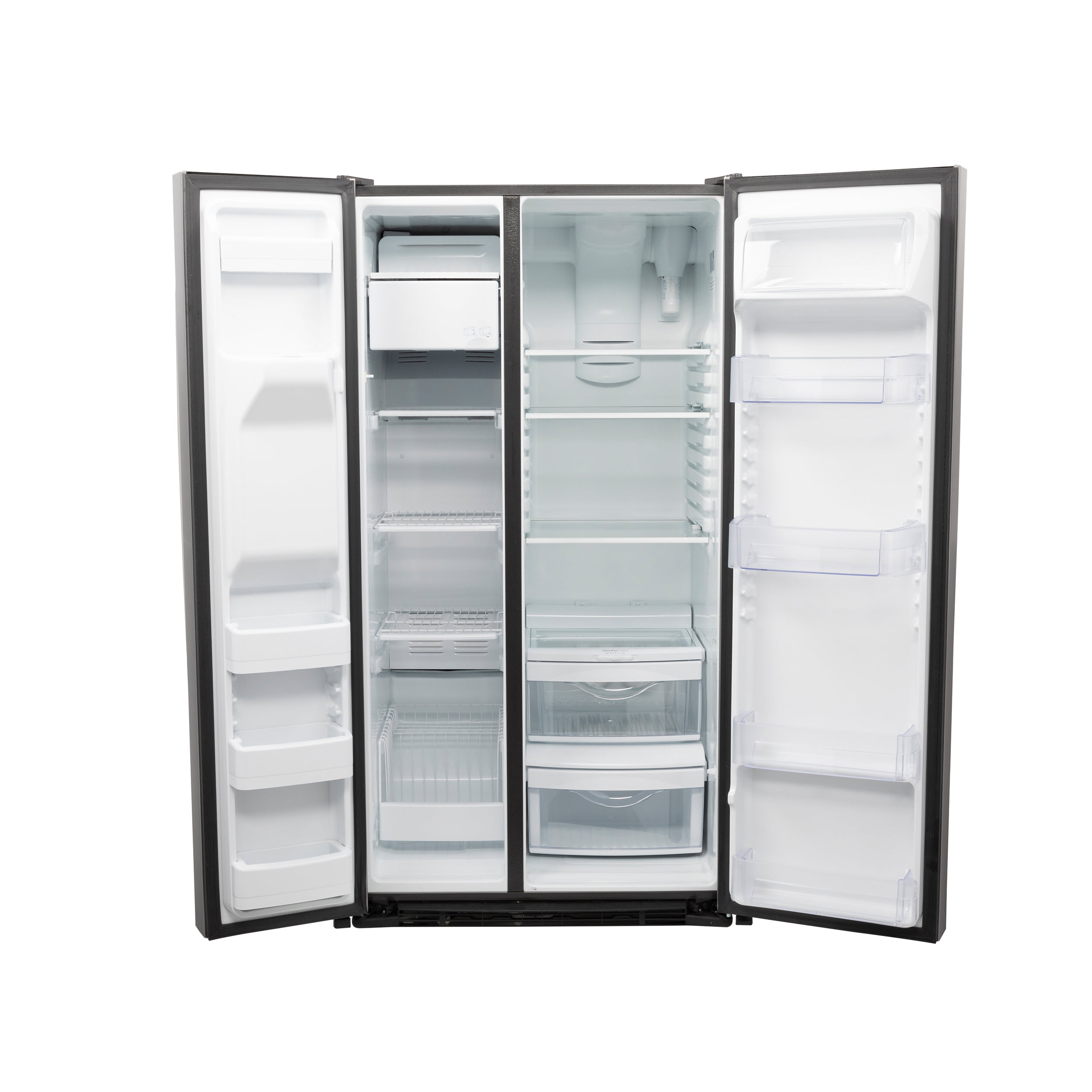Model: GSS25GYPFS-OB | GE GE® 25.3 Cu. Ft. Side-By-Side Refrigerator