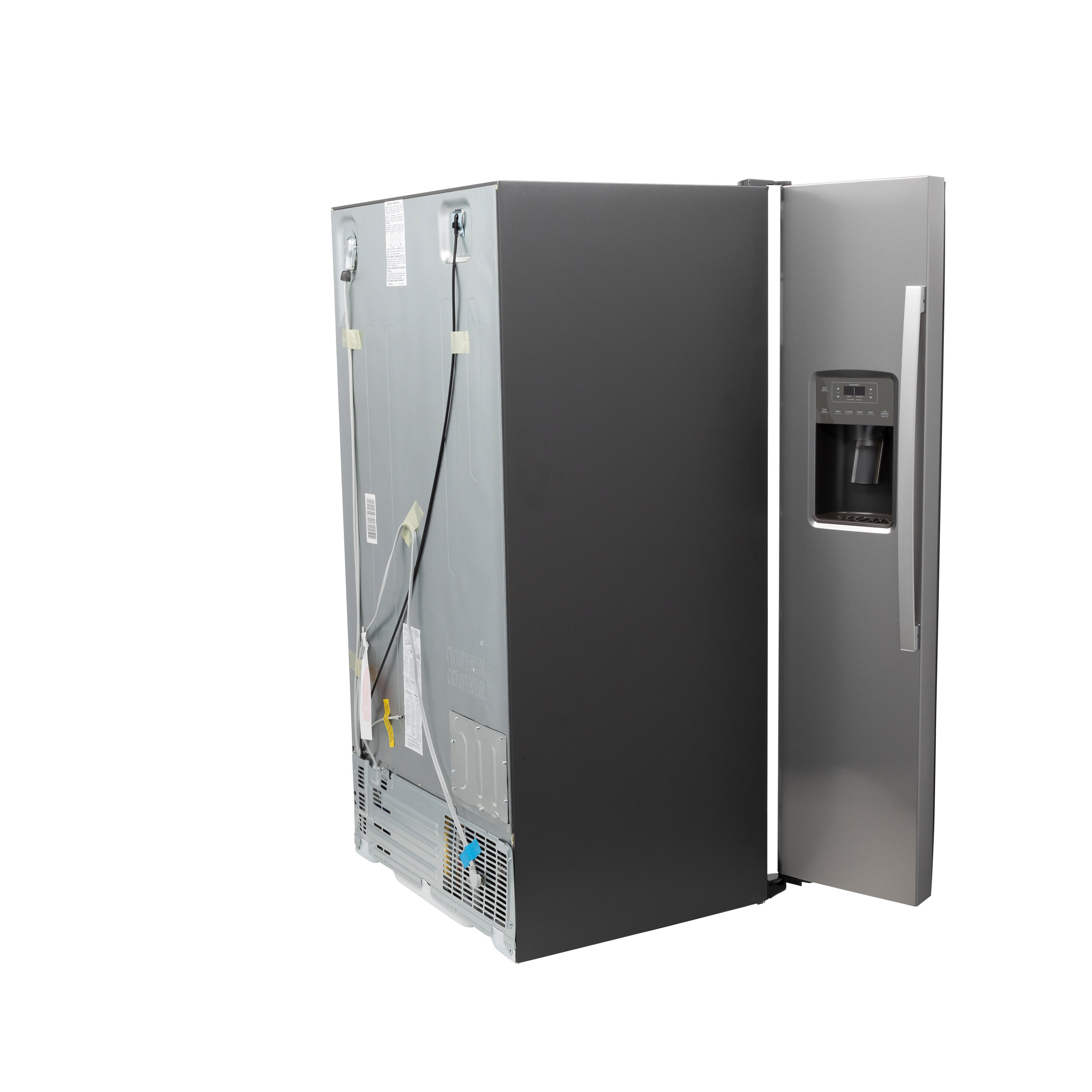 Model: GSS25GYPFS-OB | GE GE® 25.3 Cu. Ft. Side-By-Side Refrigerator