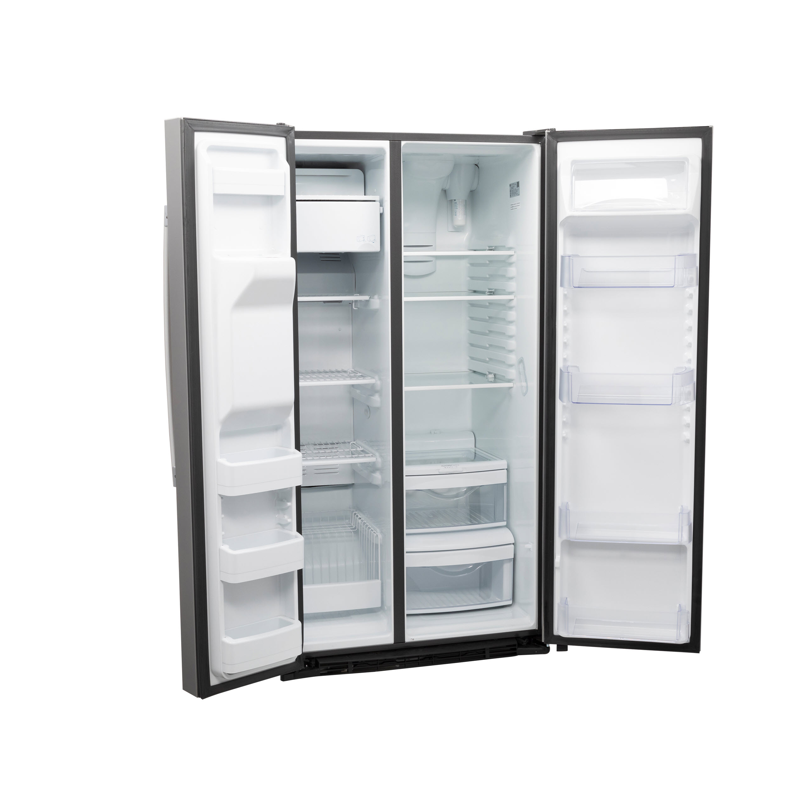 Model: GSS25GYPFS-OB | GE GE® 25.3 Cu. Ft. Side-By-Side Refrigerator