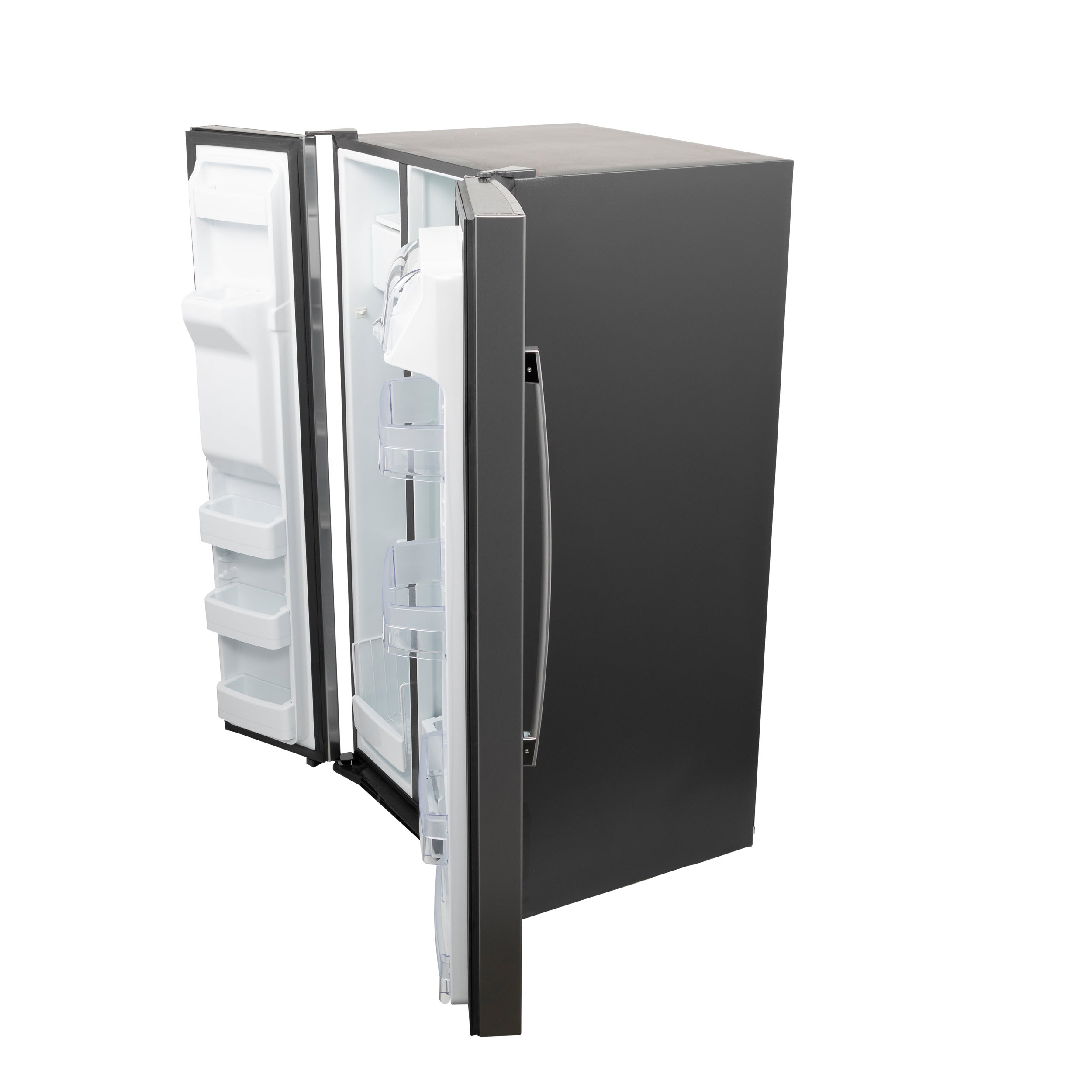 Model: GSS25GYPFS-OB | GE GE® 25.3 Cu. Ft. Side-By-Side Refrigerator