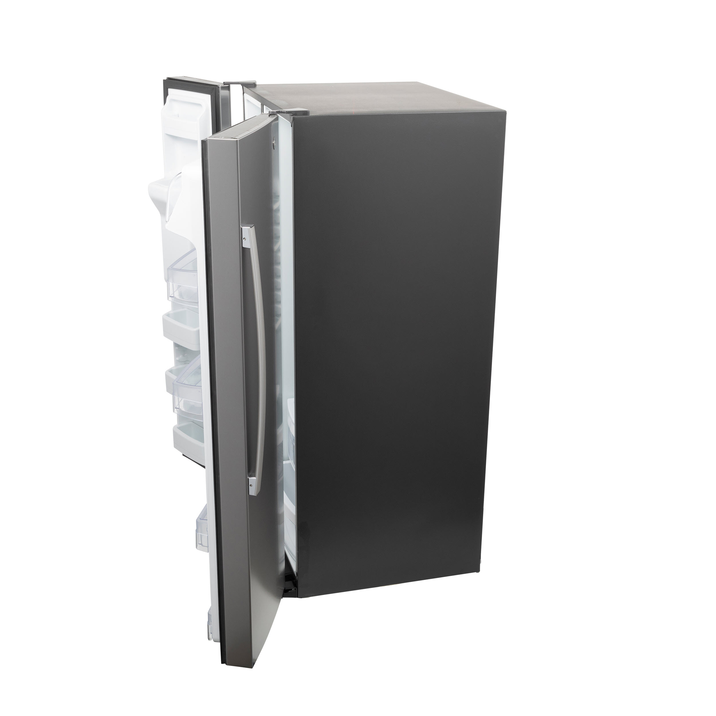 Model: GSS25GYPFS-OB | GE GE® 25.3 Cu. Ft. Side-By-Side Refrigerator