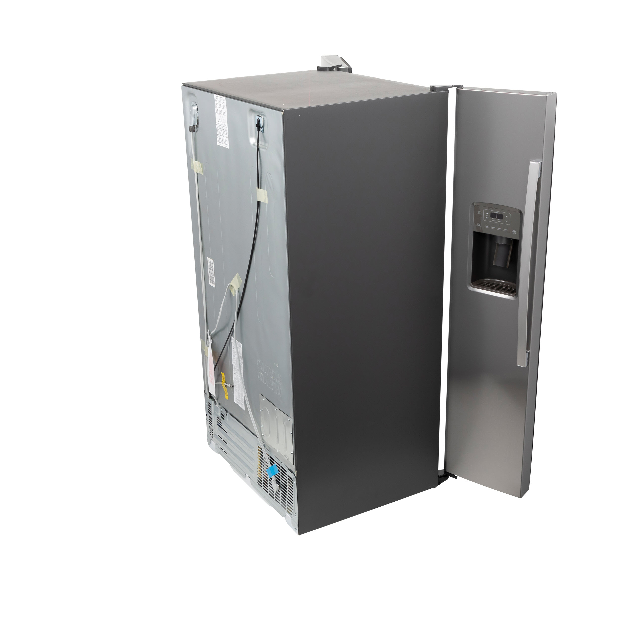 Model: GSS25GYPFS-OB | GE GE® 25.3 Cu. Ft. Side-By-Side Refrigerator