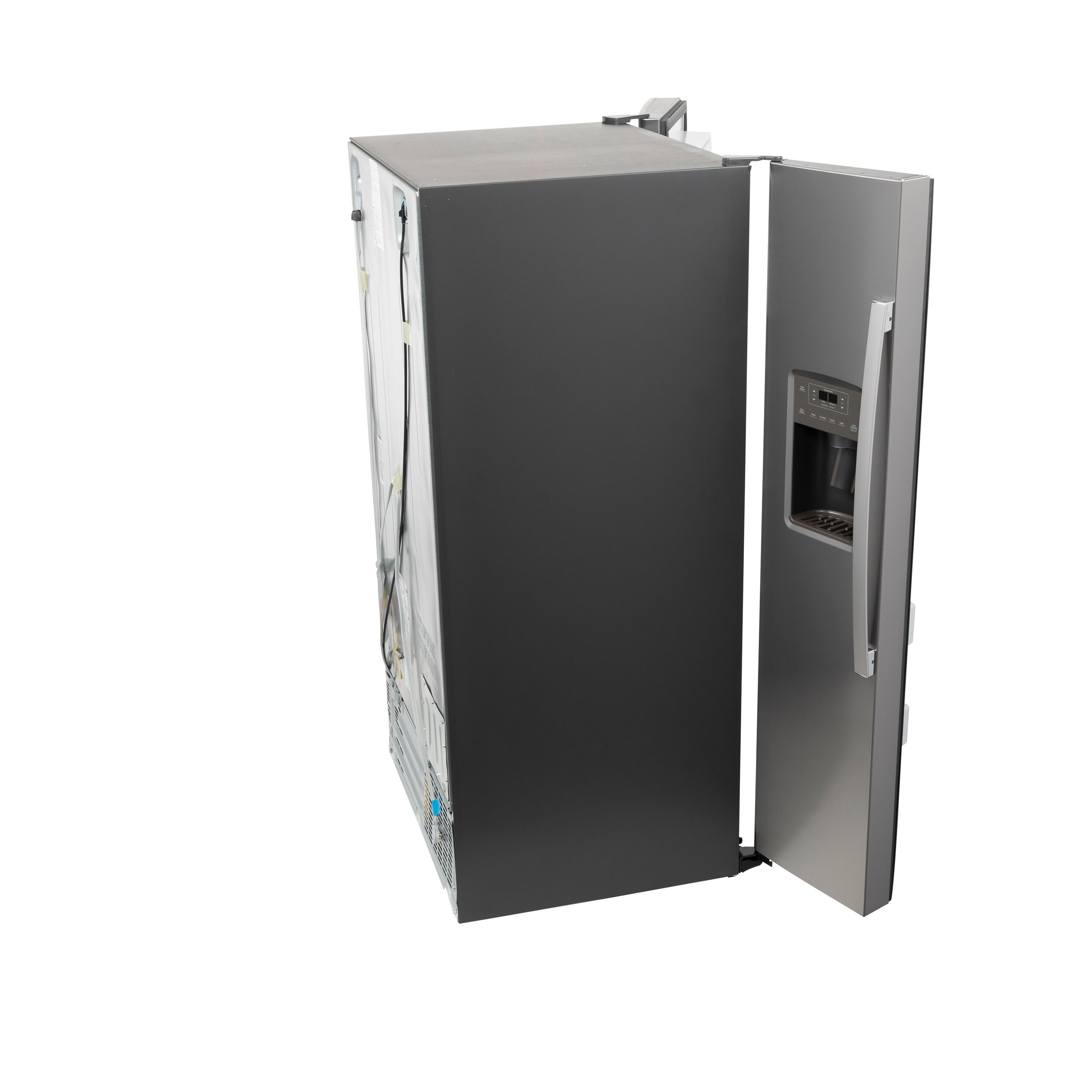 Model: GSS25GYPFS-OB | GE GE® 25.3 Cu. Ft. Side-By-Side Refrigerator