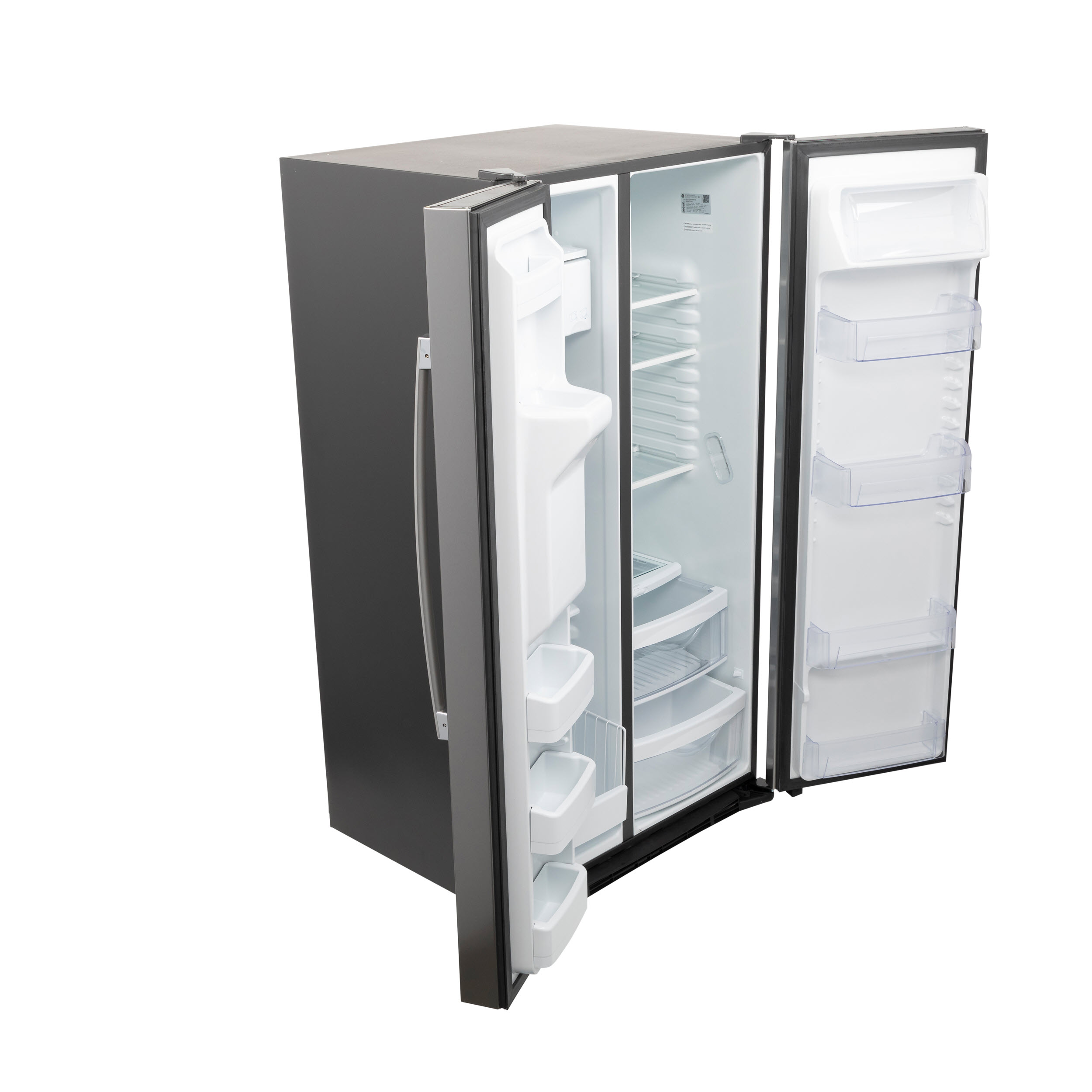 Model: GSS25GYPFS-OB | GE GE® 25.3 Cu. Ft. Side-By-Side Refrigerator