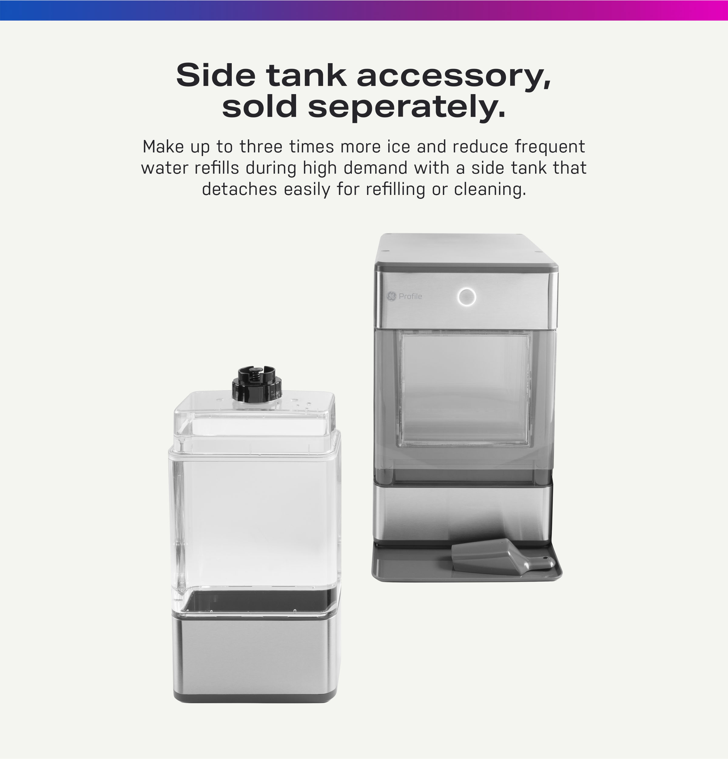 Model: OPAL01GENSS | GE Profile GE Profile™ Opal™ Nugget Ice Maker