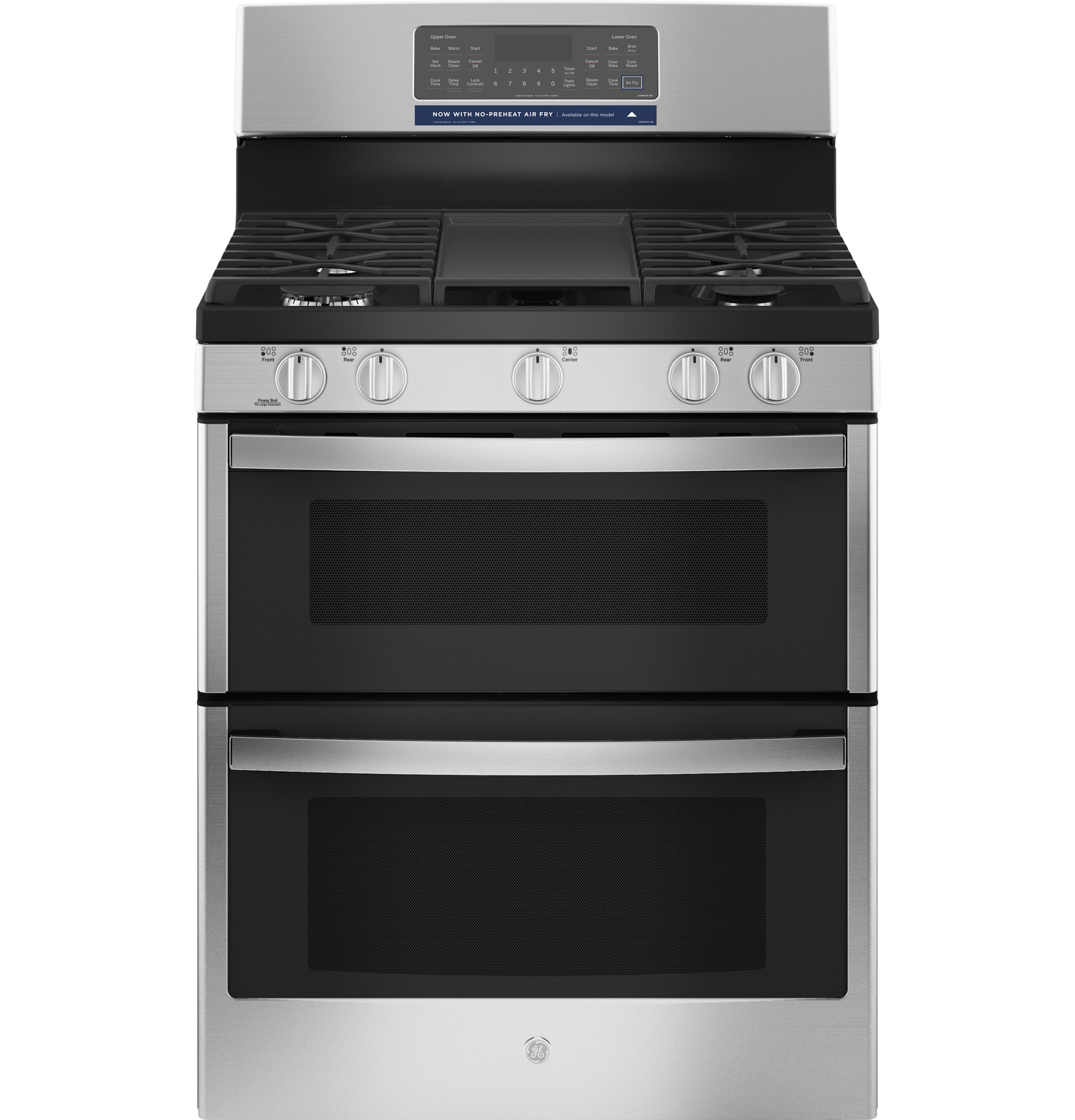 Model: JGBS86SPSS-D | GE GE® 30" Free-Standing Gas Double Oven Convection Range