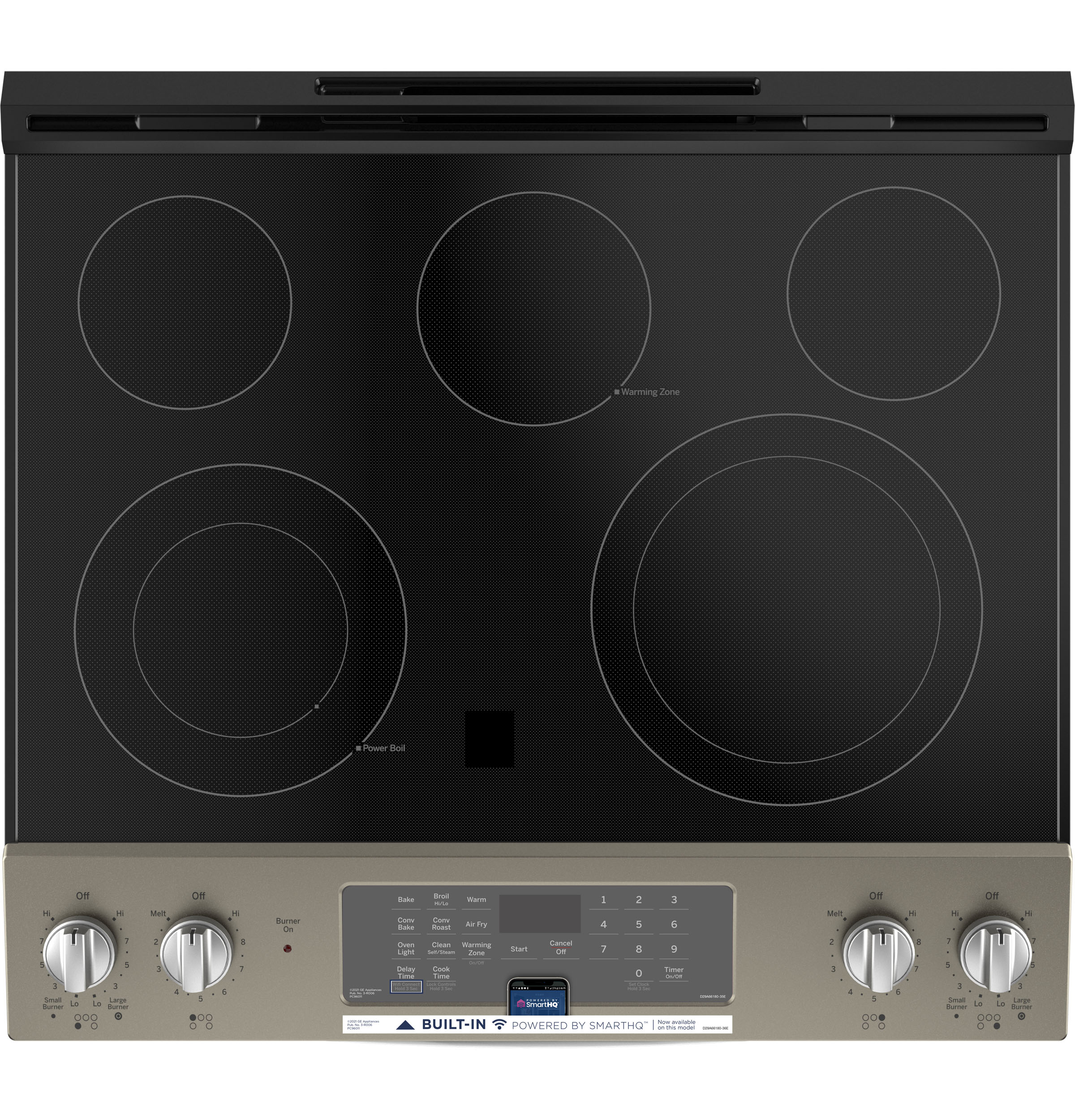 GE JS760EPES GE® 30" SlideIn Electric Convection Range with No