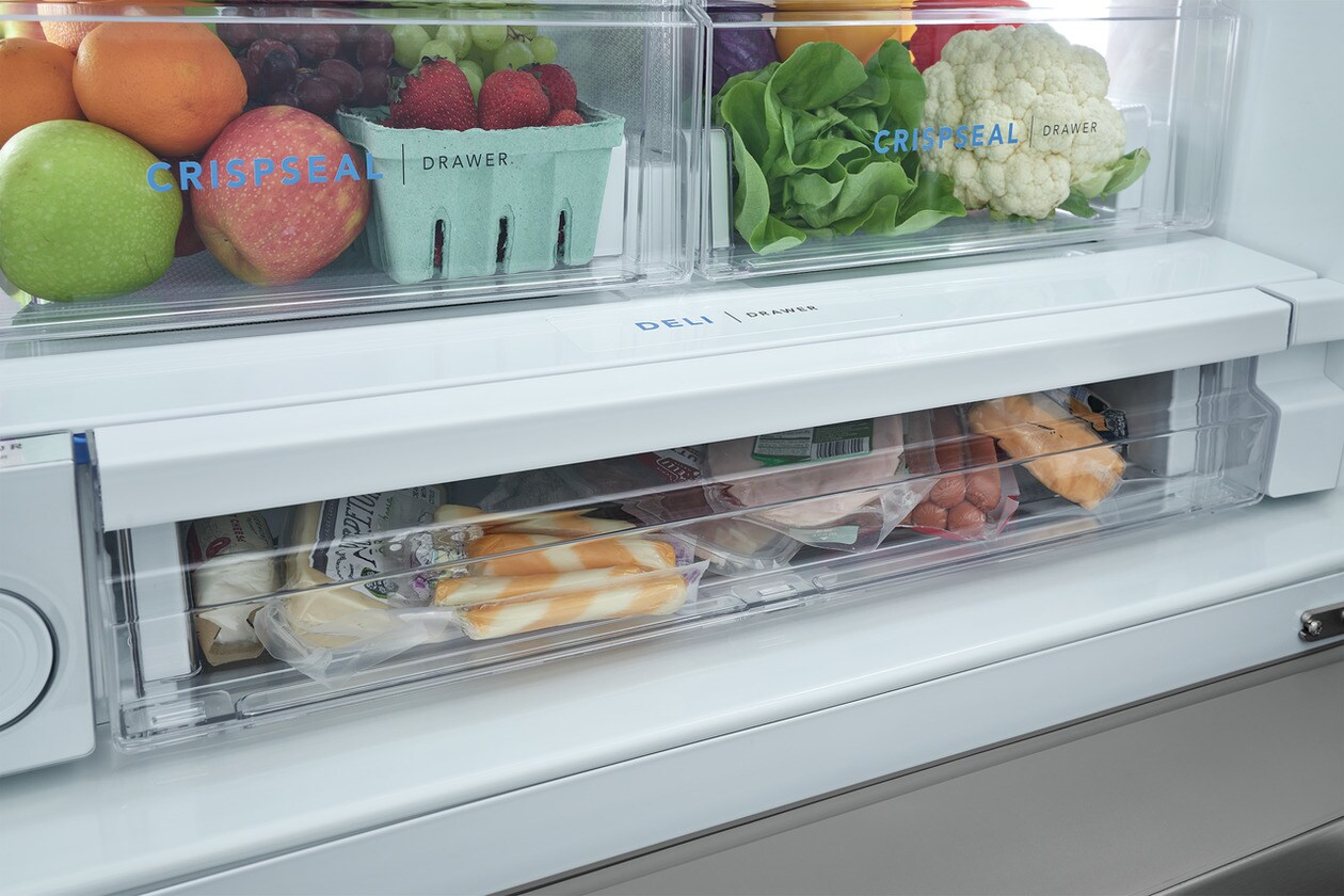 Model: FRFC2323AS | Frigidaire 22.6 Cu. Ft. Counter-Depth French Door Refrigerator