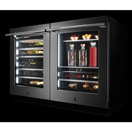Model: JUWFL242HL | Jenn-Air RISE™ 24" Built-In Undercounter Wine Cellar - Left Swing