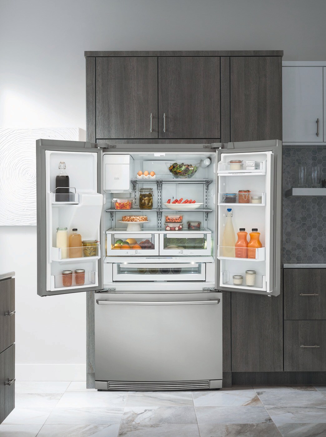 Model: EW23BC87SS | Electrolux Counter-Depth French Door Refrigerator with Wave-Touch® Controls