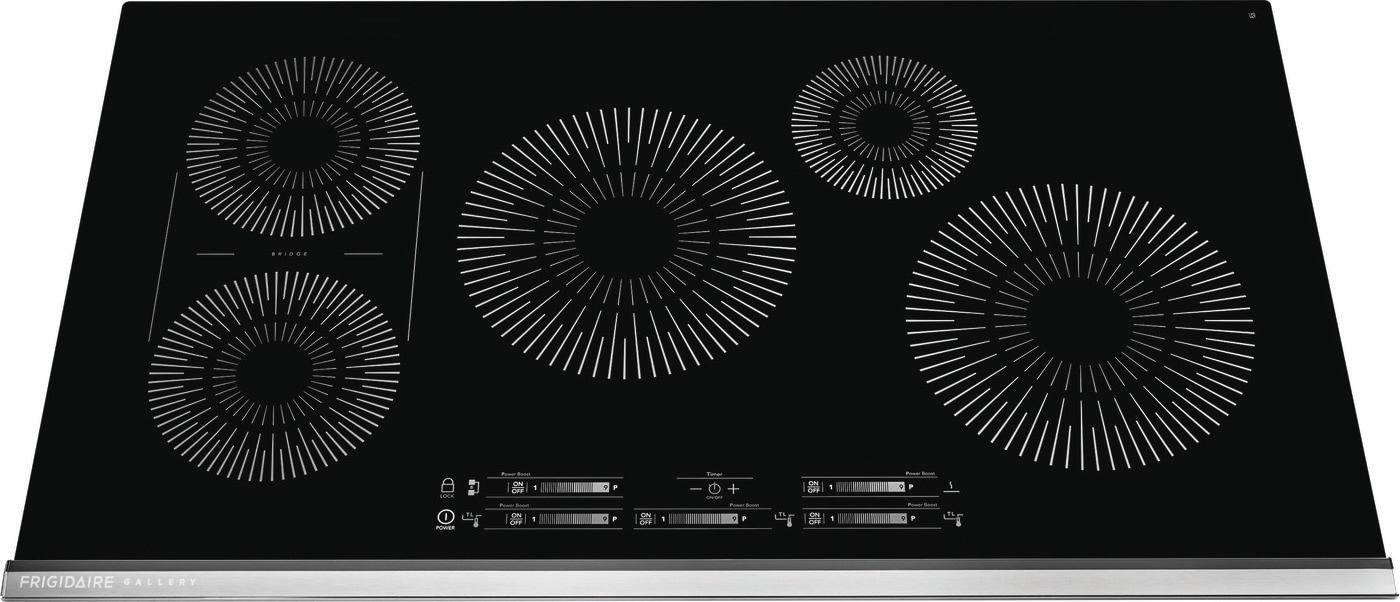 Frigidaire Gallery 36 in. Induction Modular Cooktop in Black with 5 Elements including Bridge Element