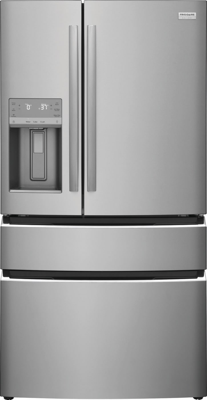 Samsung Bespoke 4-Door French Door Refrigerator (29 Cu. ft.) with Beverage Center in Stainless Steel