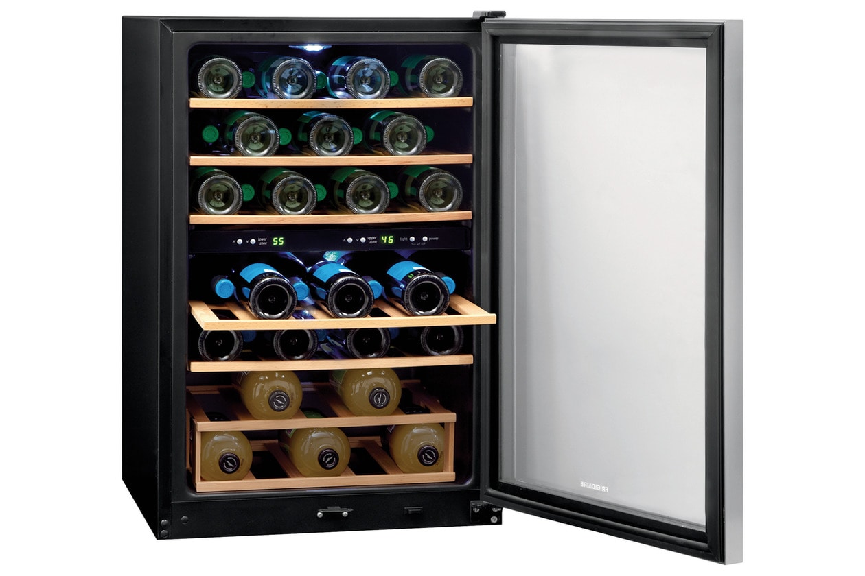 Model: FRWW4543AS | Frigidaire 45 Bottle Two-Zone Wine Cooler