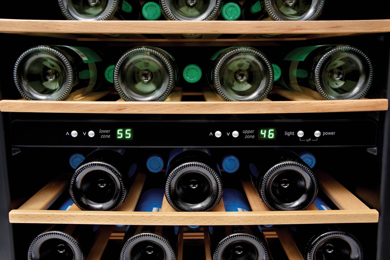 Model: FRWW4543AS | Frigidaire 45 Bottle Two-Zone Wine Cooler