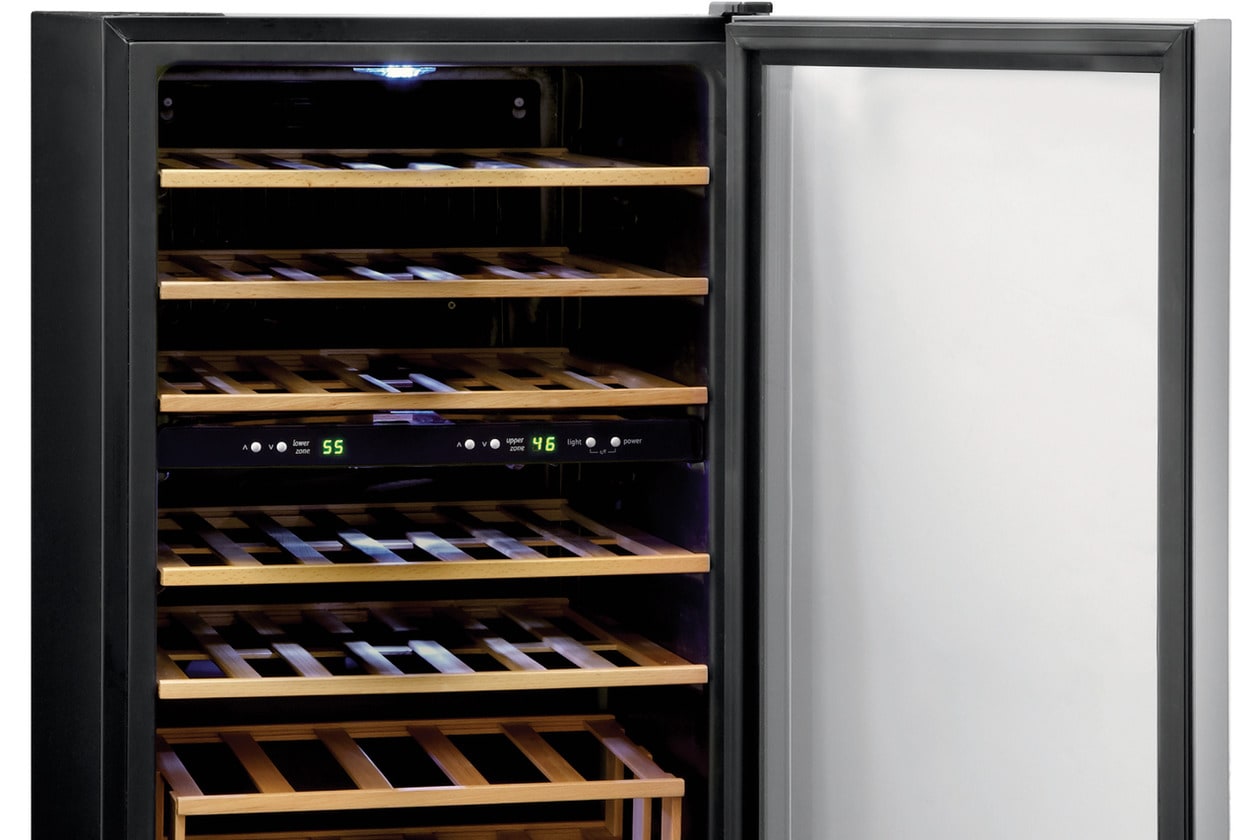 Model: FRWW4543AS | Frigidaire 45 Bottle Two-Zone Wine Cooler