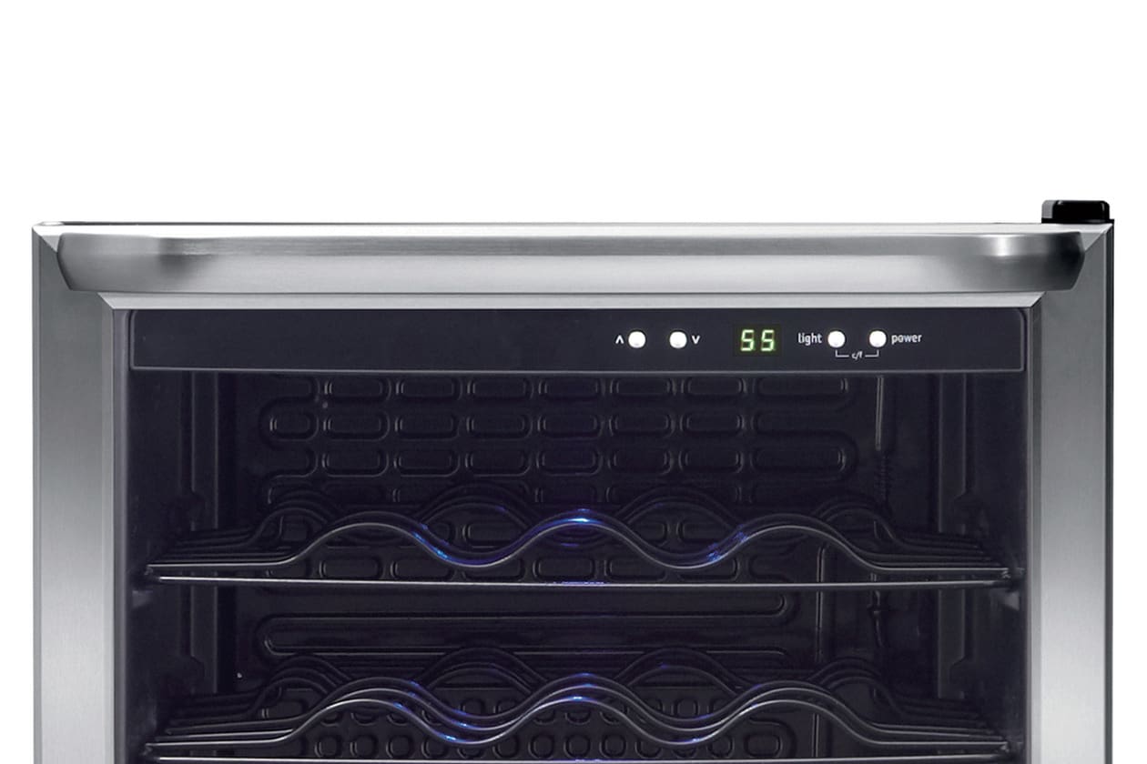 Model: FRWW4543AS | Frigidaire 45 Bottle Two-Zone Wine Cooler