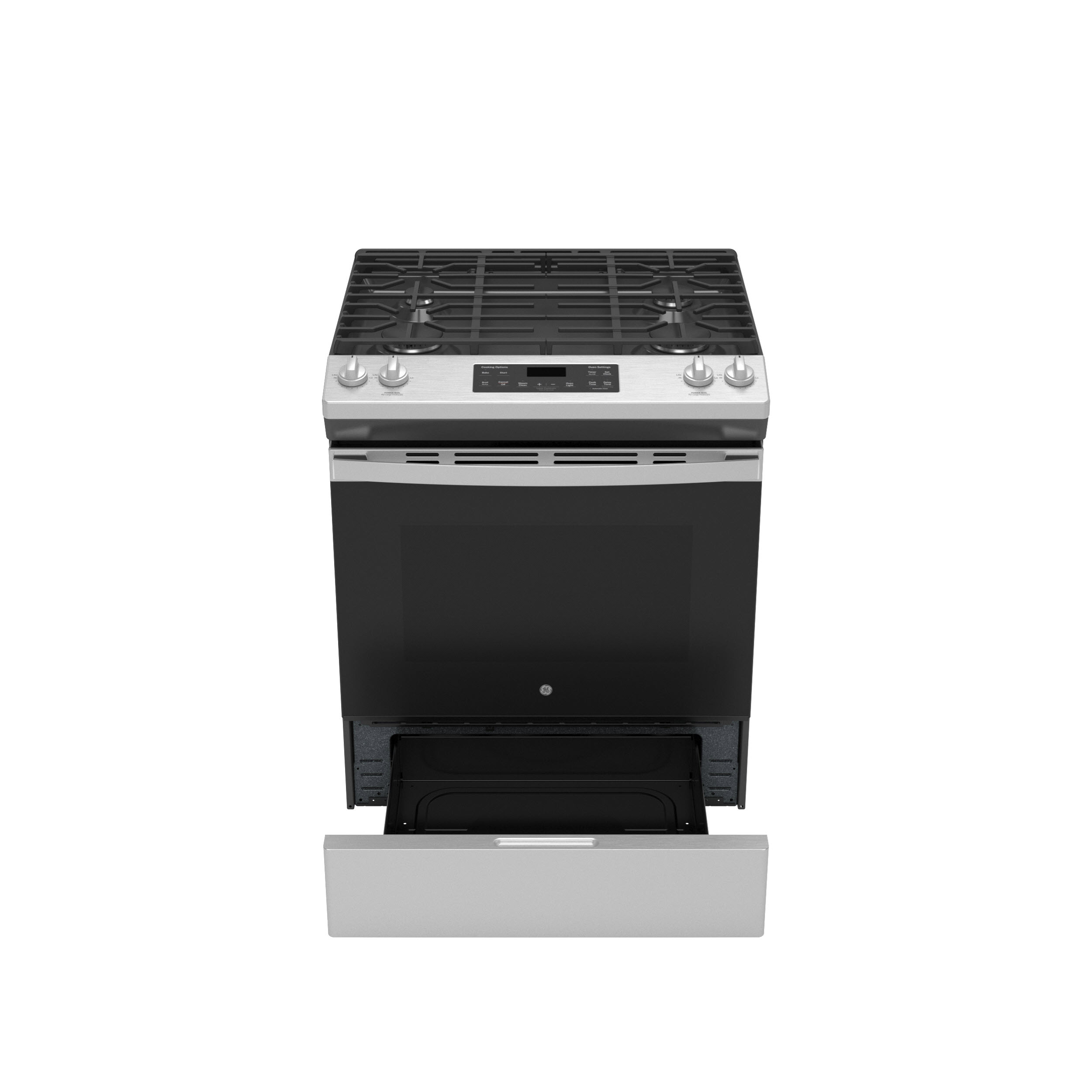 GE JGSS61SPSS GE® 30" SlideIn Front Control Gas Range JGSS61SPSS