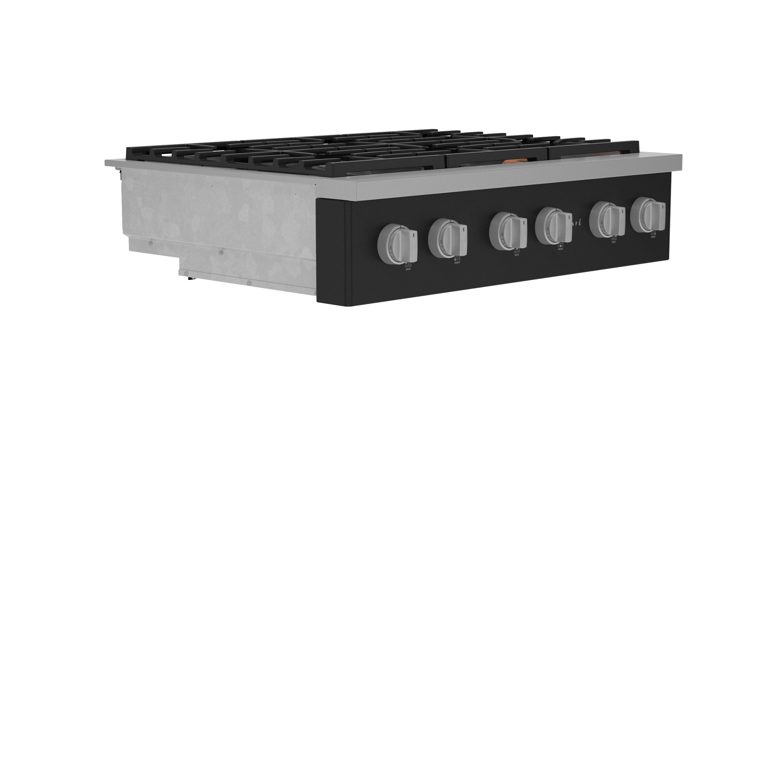 Model: CGU366P3TD1 | Cafe Café™ 36" Commercial-Style Gas Rangetop with 6 Burners (Natural Gas)