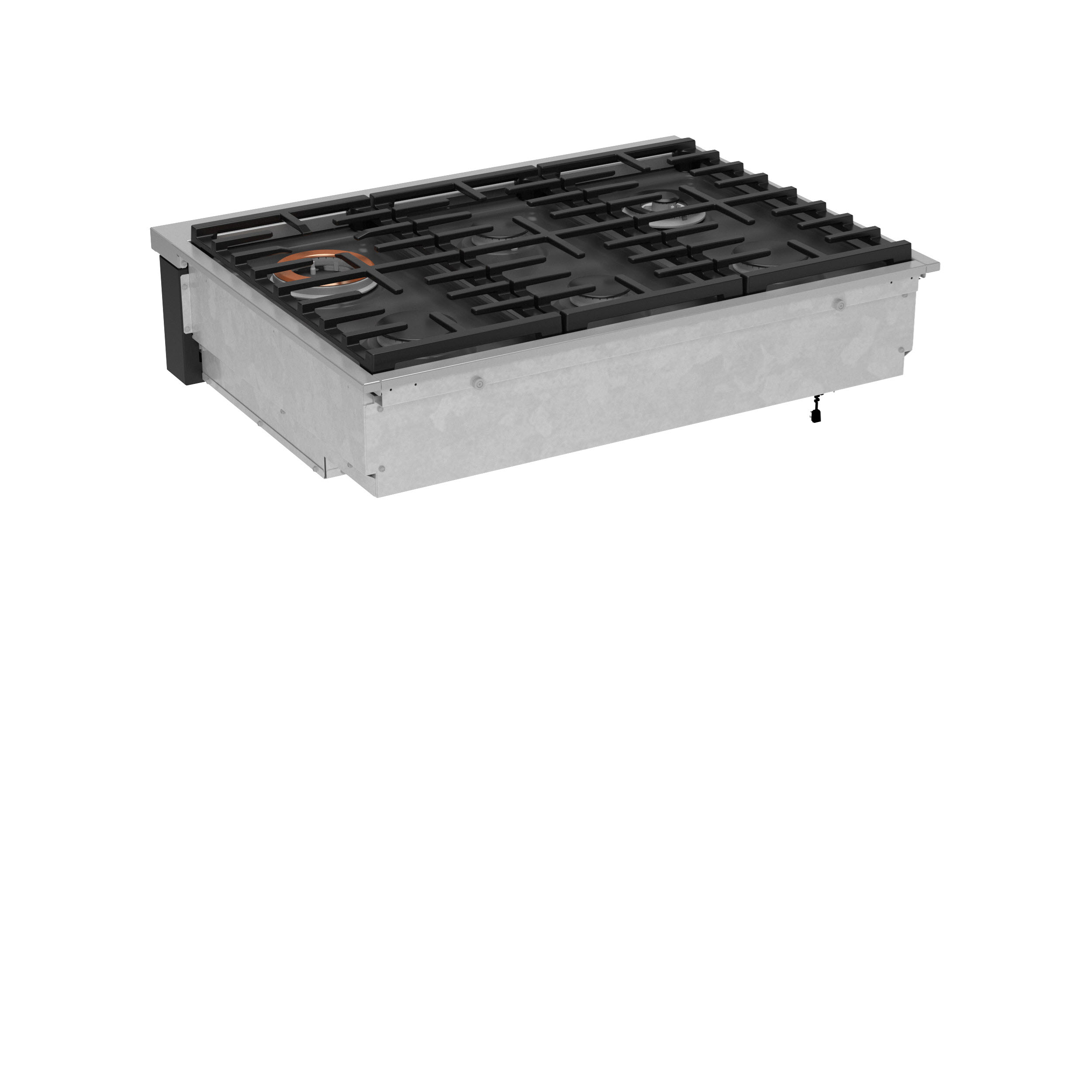 Model: CGU366P3TD1 | Cafe Café™ 36" Commercial-Style Gas Rangetop with 6 Burners (Natural Gas)