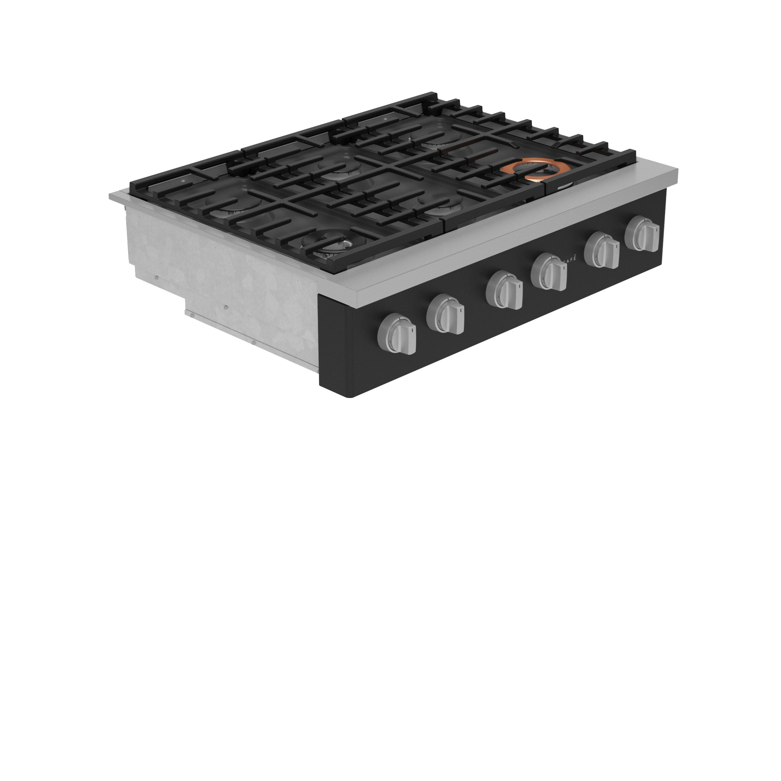 Model: CGU366P3TD1 | Cafe Café™ 36" Commercial-Style Gas Rangetop with 6 Burners (Natural Gas)
