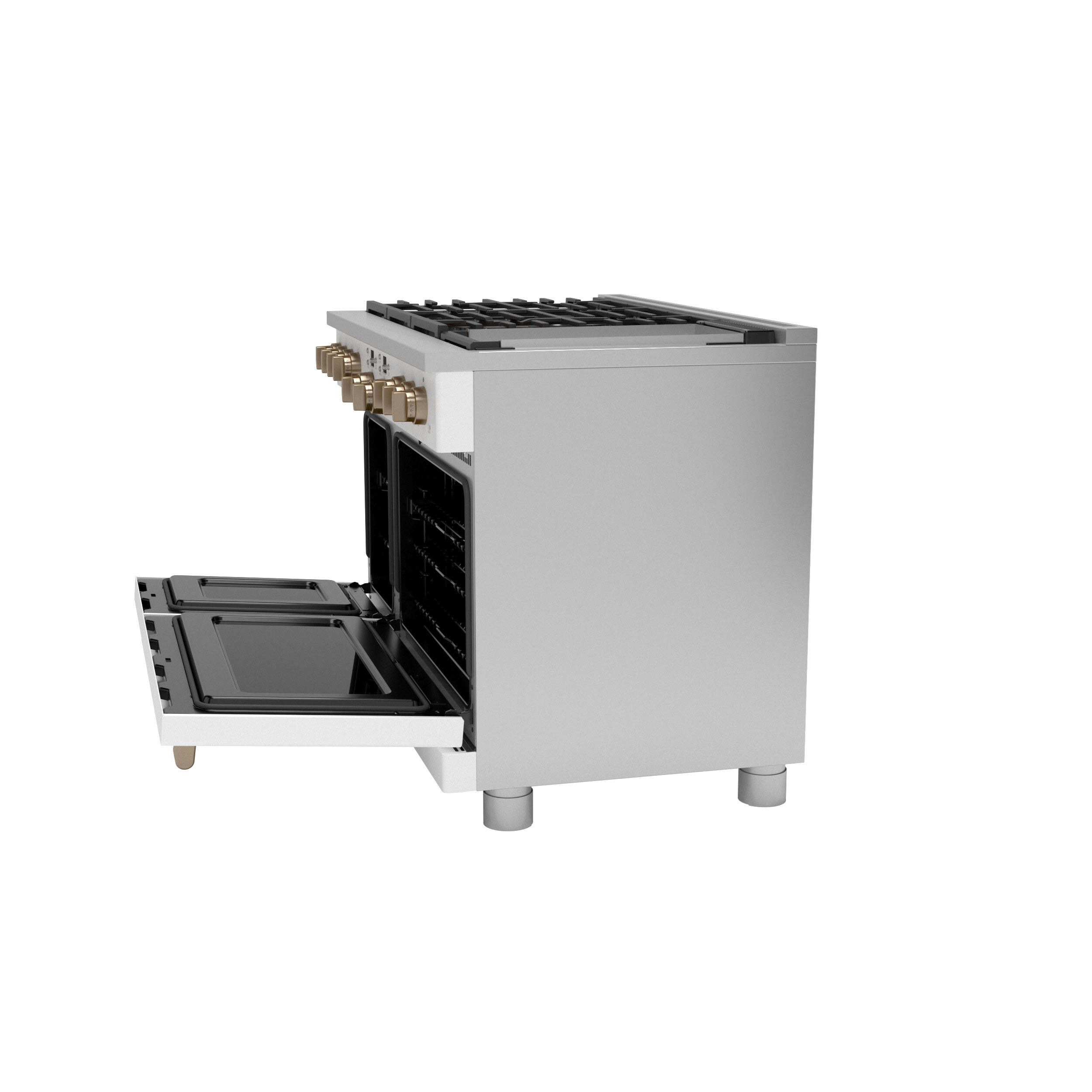 Cafe C2Y486P4TW2 Café™ 48" Smart DualFuel CommercialStyle Range