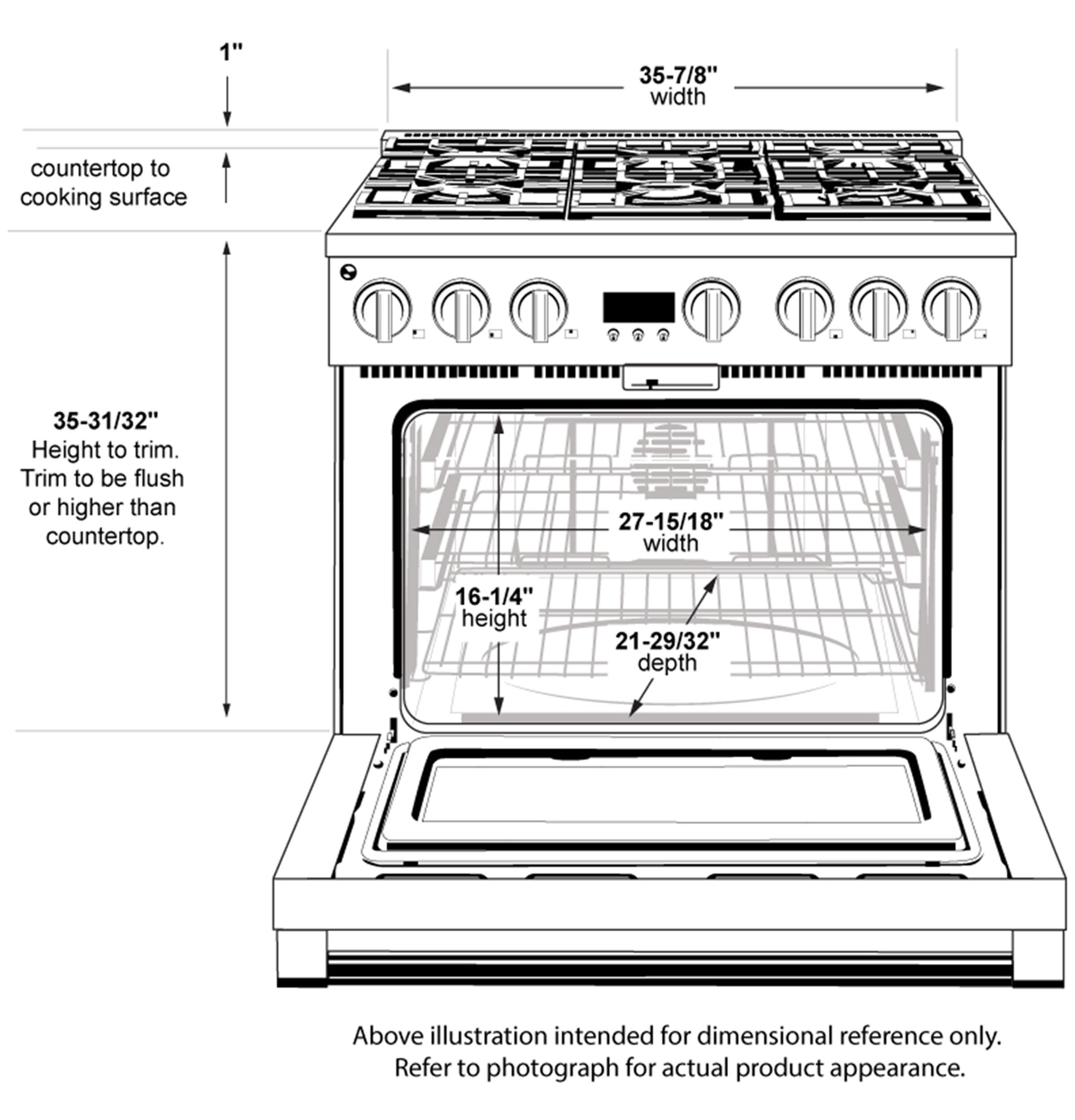 Monogram ZDP366NTSS Monogram 36" DualFuel Professional Range with