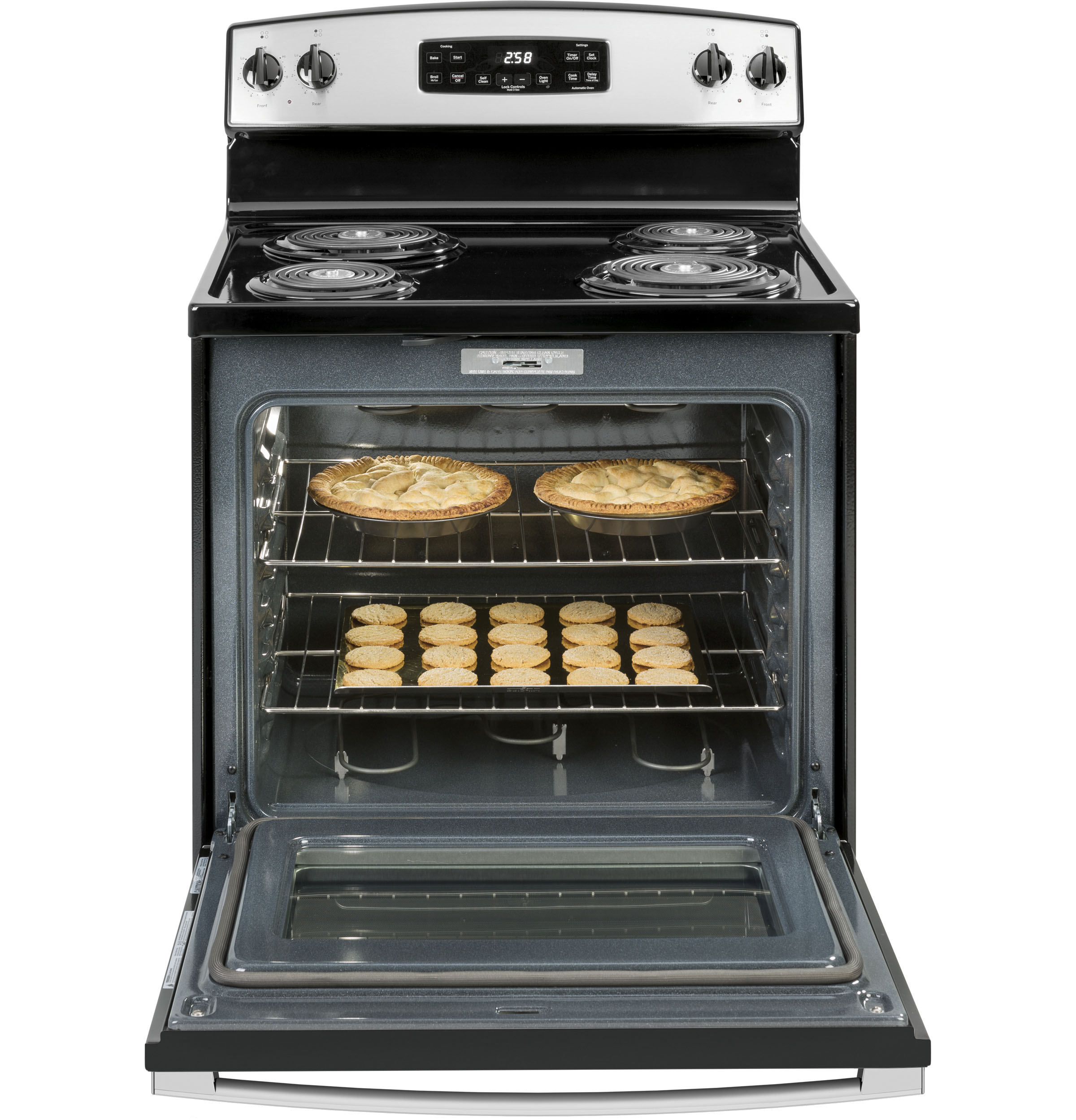 GE JB258RTSS GE® 30" FreeStanding SelfClean Electric Range