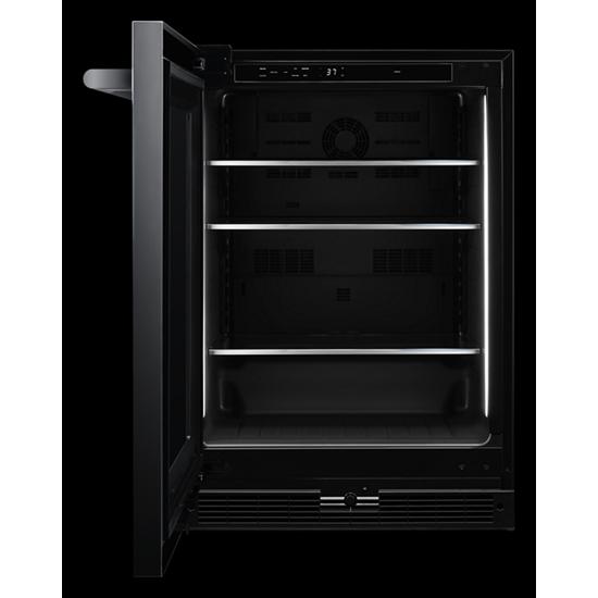 Model: JUGFL242HL | Jenn-Air RISE™ 24"  Under Counter Glass Door Refrigerator, Left Swing