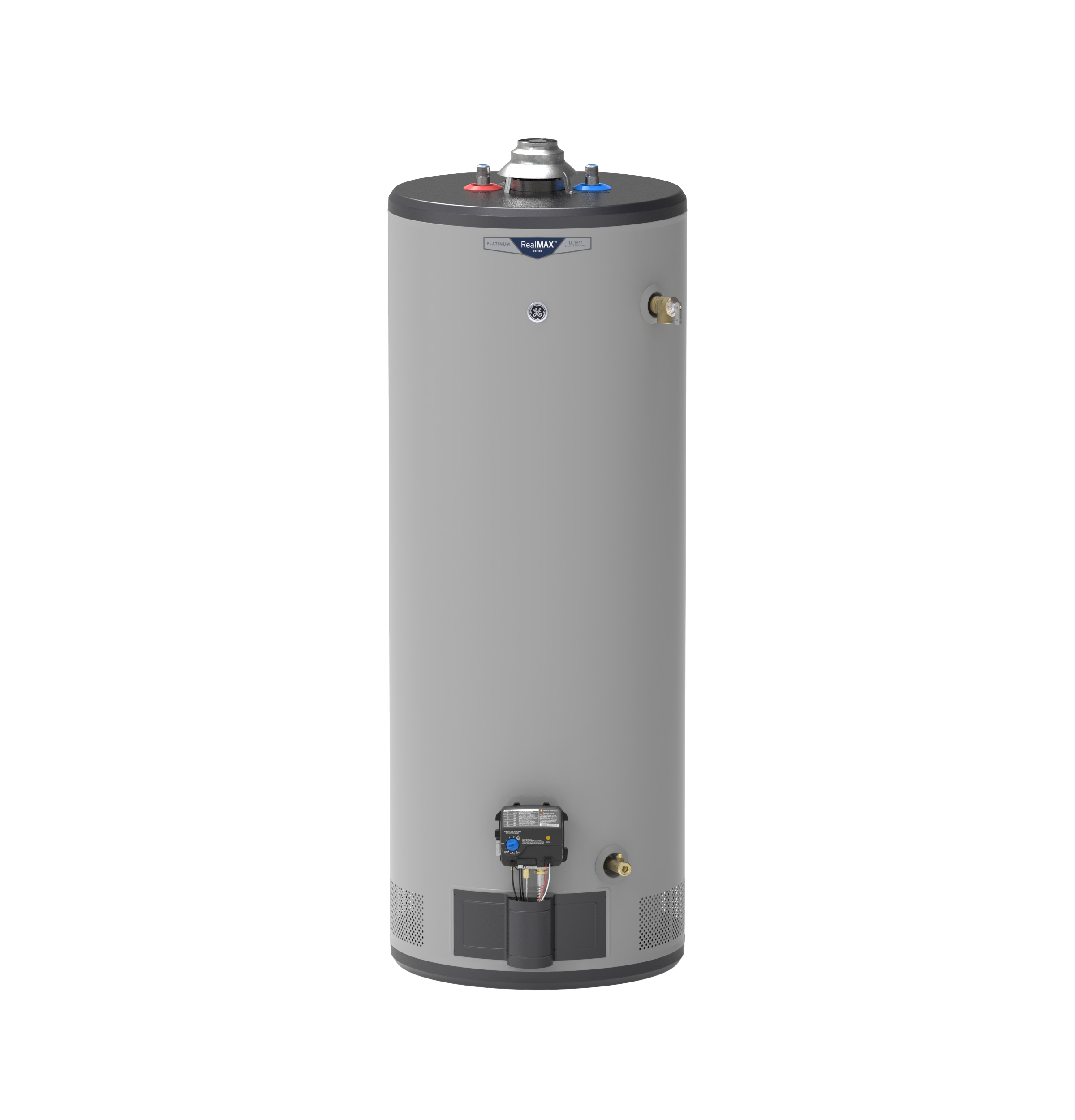 GE - GP50T12BXR - GE RealMAX Platinum 50-Gallon Tall Liquid Propane  Atmospheric Water Heater-GP50T12BXR | Shore Appliance Connection