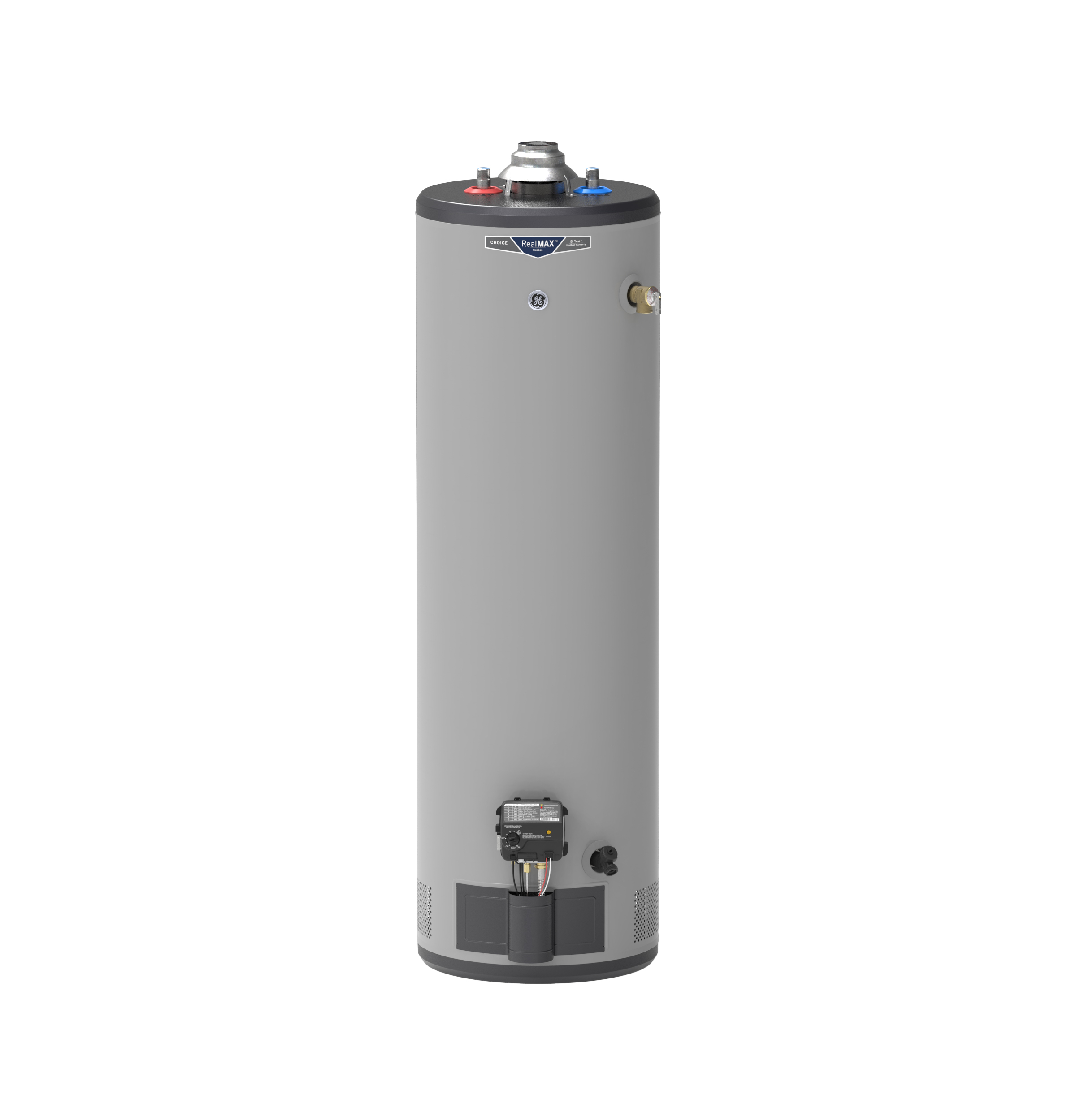 GE - GG30T08BXR - GE RealMAX Choice 30-Gallon Tall Natural Gas Atmospheric  Water Heater-GG30T08BXR | Friedhaber's