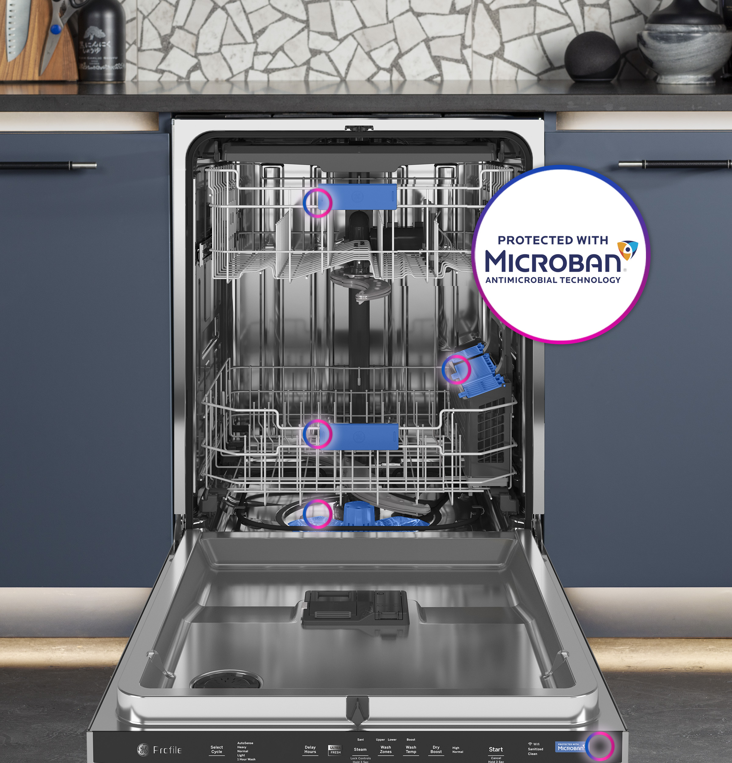 Model: PDT755SYRFSSD | GE Profile GE Profile™ ENERGY STAR® UltraFresh System Dishwasher with Stainless Steel Interior