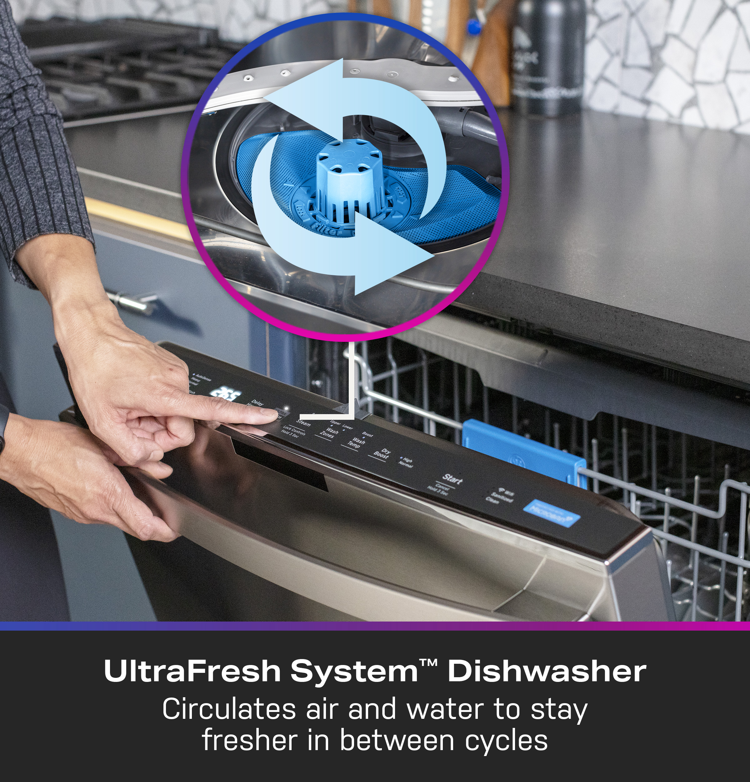 Model: PDT755SYRFSSD | GE Profile GE Profile™ ENERGY STAR® UltraFresh System Dishwasher with Stainless Steel Interior