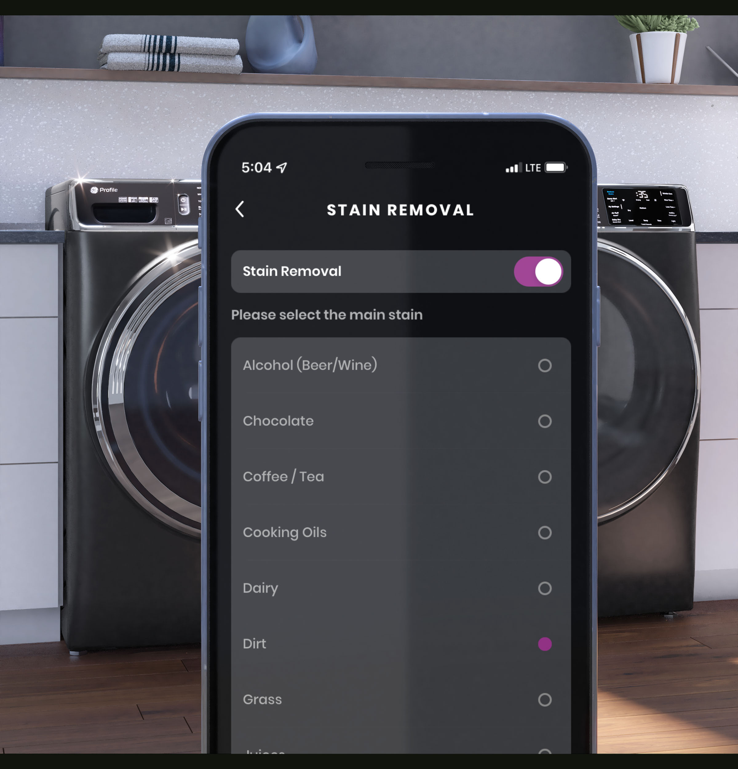 Model: PFW950SPTDSSD | GE Profile GE Profile™ 5.3 cu. ft. Capacity Smart Front Load ENERGY STAR® Steam Washer with Adaptive SmartDispense™ UltraFresh Vent System Plus™ with OdorBlock™