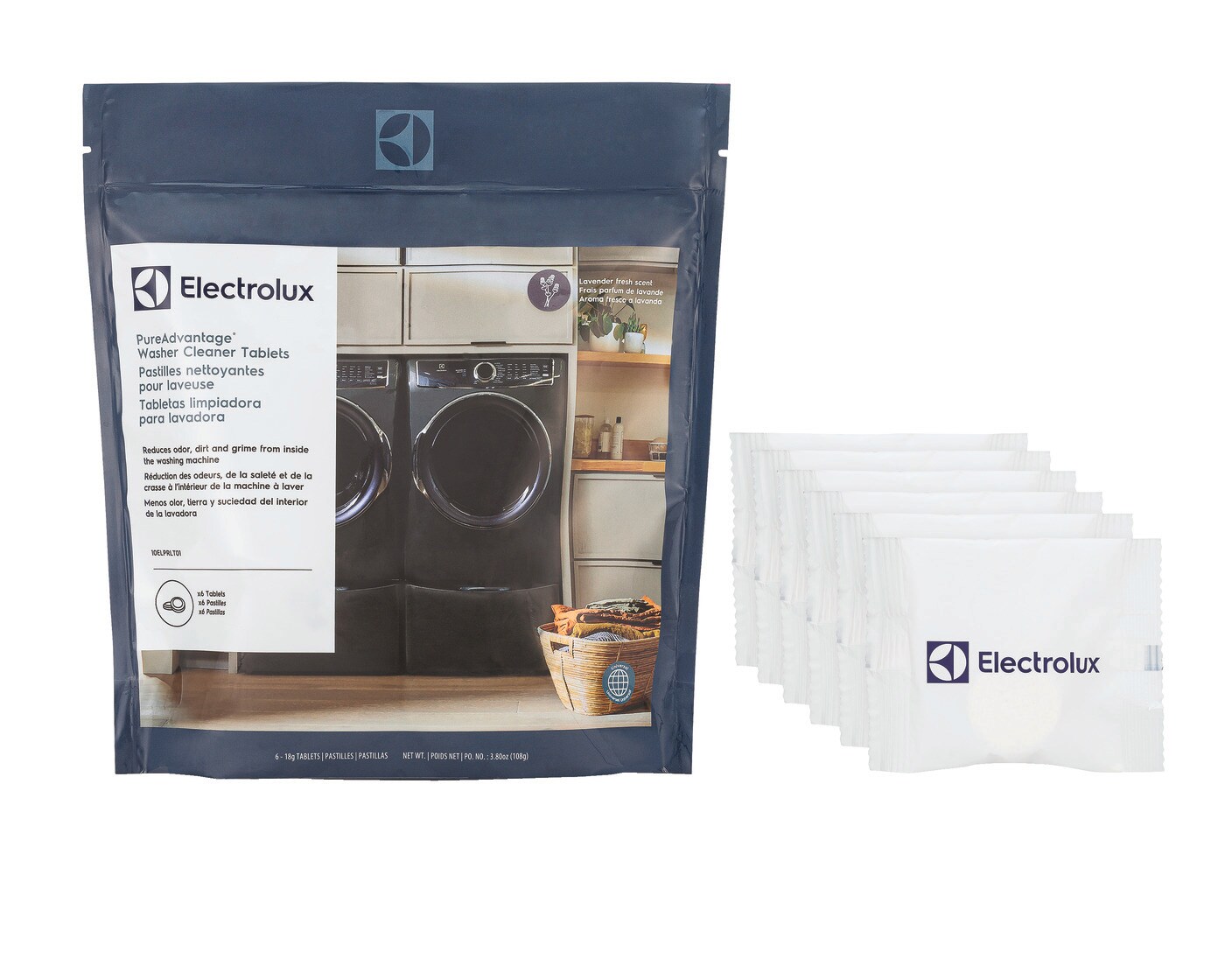 Model: 10ELPRLT01 | Electrolux PureAdvantage® Washer Cleaner Tablets